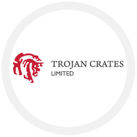 Trojan Crates United logo.