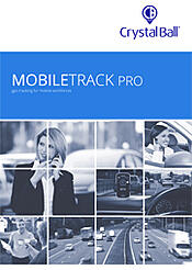 The title page of the Crystal Ball MobileTrack PRO guide.