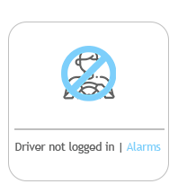 driver not logged in icon